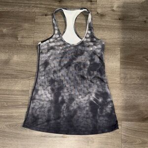 Lululemon Athletica Black and Gray Tank Top
